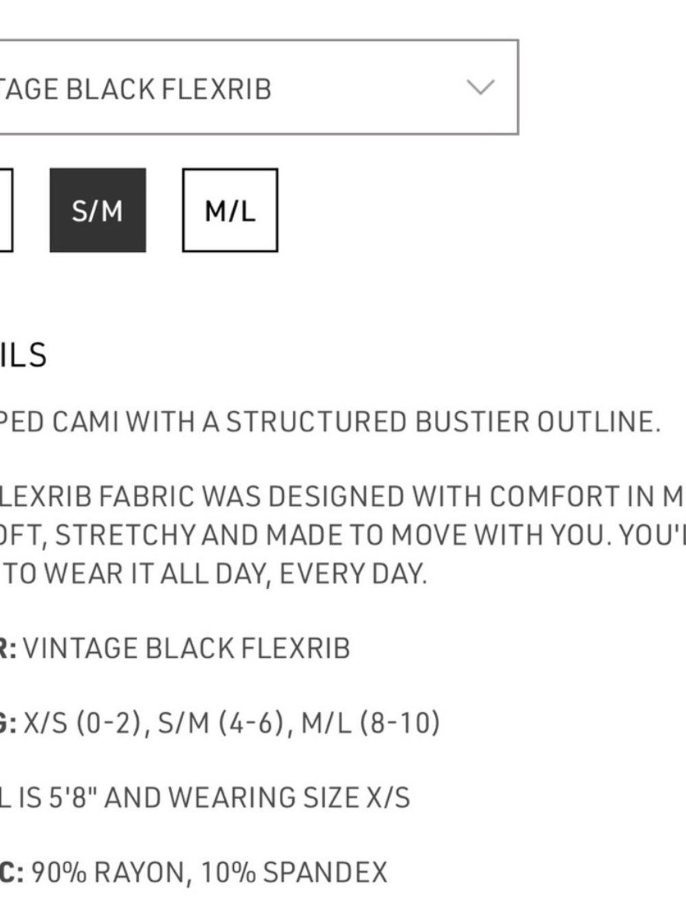 Joah Brown Bustier Top - Black - Picture 6 of 6